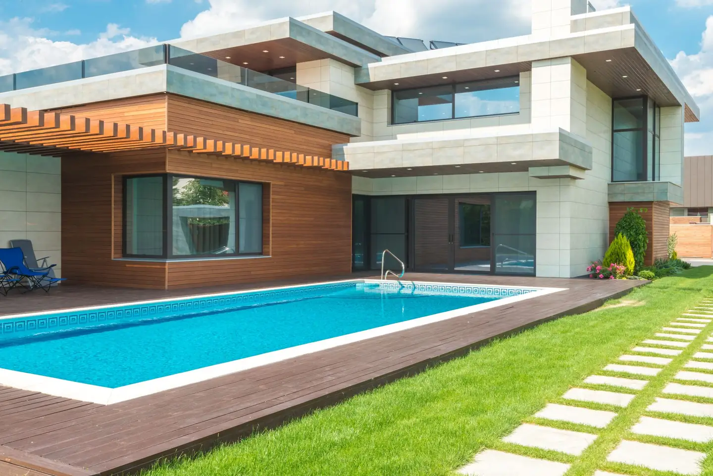 Swimming pool built in Kooragang, NSW
